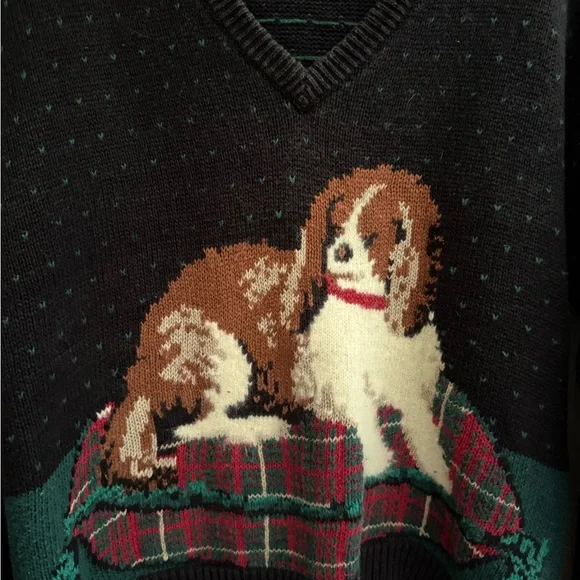 Handknitted vintage dog sweater - Picture 2 of 7